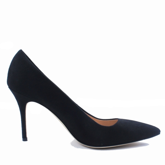 J. Crew Shoes - New JCREW Black Elsie Suede Pumps Heels